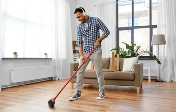 Festive cleaning: How to remove dirt from textured concrete flooring ...